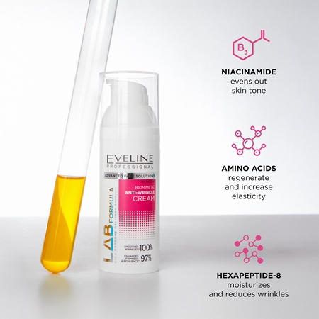 Eveline Cosmetics LAB Formula 5% Solution creme calmante biomimético antirrugas