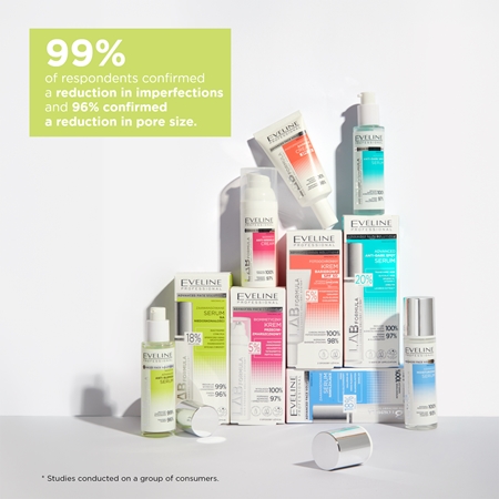 Eveline Cosmetics LAB Formula 18% Solution ορός ενάντια στις ατέλειες της επιδερμίδας