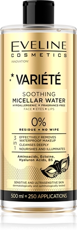 Eveline Cosmetics Variété Sensitive Micellar Water eau micellaire pour apaiser