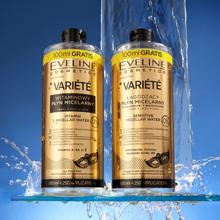 Eveline Cosmetics Variété Sensitive Micellar Water eau micellaire pour apaiser
