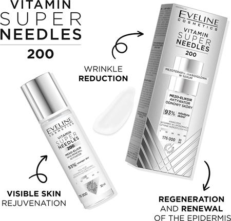 Eveline Cosmetics Vitamin Super Needles 200 aktywator do regeneracji komórek skóry