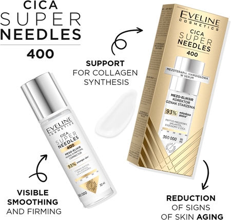 Eveline Cosmetics Cica Super Needles 400 korektor vrások