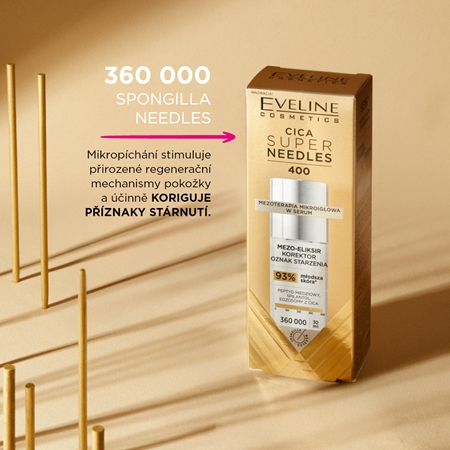 Eveline Cosmetics Cica Super Needles 400 korektor vrások