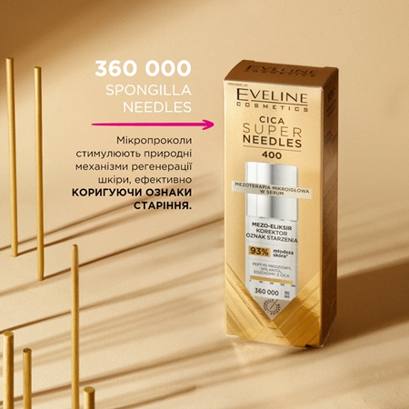 Eveline Cosmetics Cica Super Needles 400 korektor vrások