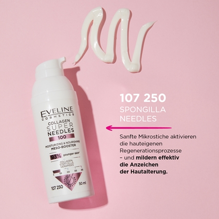 Eveline Cosmetics Collagen Super Needles 100 Feuchtigkeitsspendendes Serum mit ernährender Wirkung