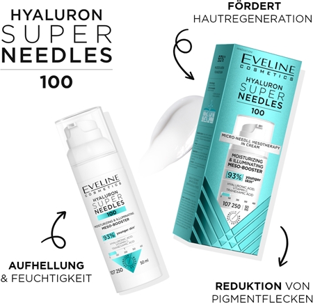 Eveline Cosmetics Hyaluron Super Needles 100 hydratisierendes Serum