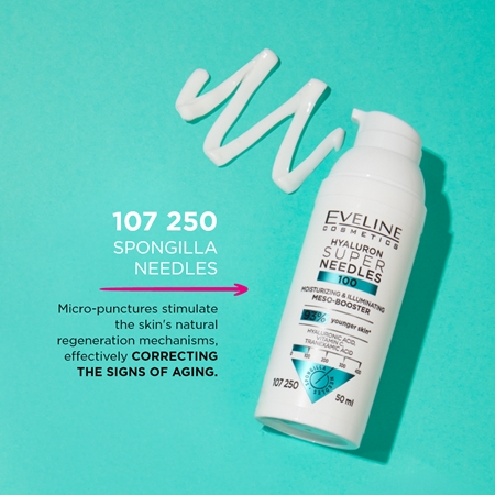 Eveline Cosmetics Hyaluron Super Needles 100 Fugtende serum