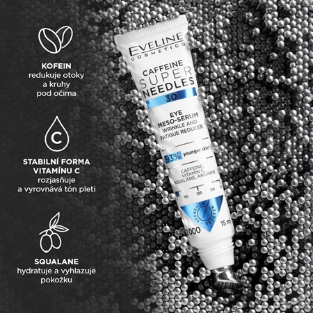 Eveline Cosmetics Caffeine Super Needles 30 sérum contour des yeux anti-rides