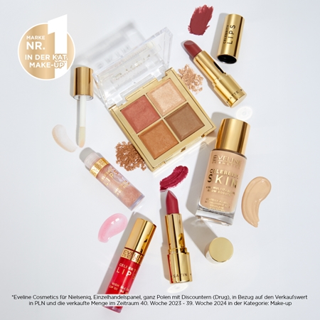 Eveline Cosmetics Celebrity Skin Konturier-Palette für die Wangen 4 in 1
