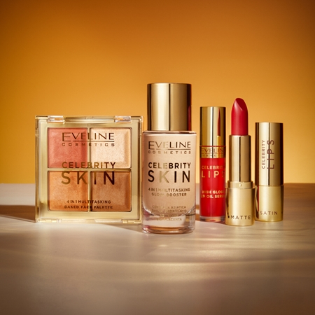 Eveline Cosmetics Celebrity Skin Konturier-Palette für die Wangen 4 in 1