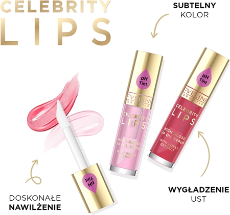 Eveline Cosmetics Celebrity Lips Lip Oil Serum olejek do ust