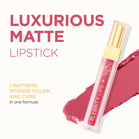 Eveline Cosmetics Celebrity Lips μακράς διαρκείας ρευστό κραγιόν ματ