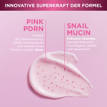 Eveline Cosmetics Pink Snail Glazed Skin Effect aufhellende Anti-Falten Creme