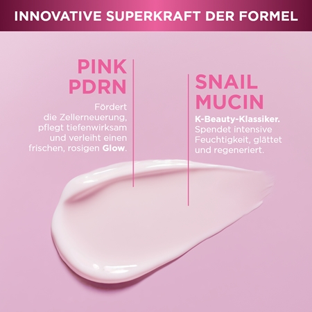 Eveline Cosmetics Pink Snail Glazed Skin Effect aufhellende Crem