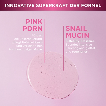 Eveline Cosmetics Pink Snail Glazed Skin Effect Essenz mit glättender Wirkung