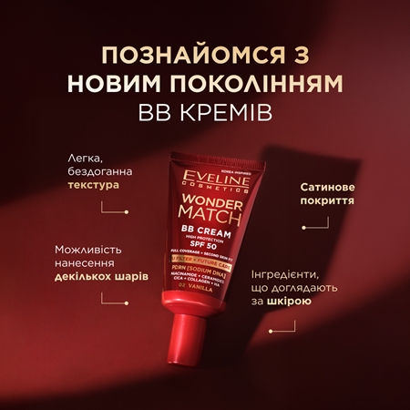 Eveline Cosmetics Wonder Match BB Cream BB kreem