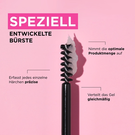 Eveline Cosmetics Brow Glue Fluff & Fix Gel Langanhaltendes Augenbrauen-Gel