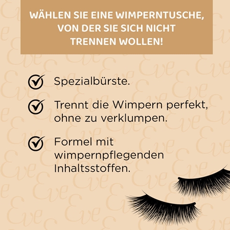 Eveline Cosmetics Volumix Fiberlast Gold Mascara für Volumen und zum Trennen der Wimpern