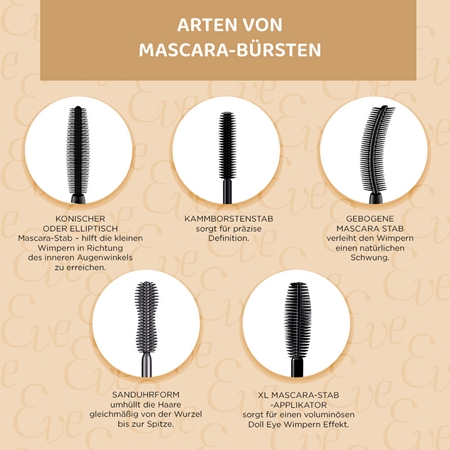 Eveline Cosmetics Volumix Fiberlast Gold Mascara für Volumen und zum Trennen der Wimpern