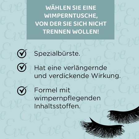 Eveline Cosmetics Volumix Fiberlast Silver Wimperntusche für lange und voller aussehende Wimpern