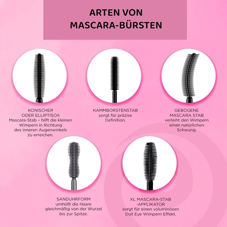 Eveline Cosmetics Extension Volume Wimperntusche für den Effekt künstlicher Wimpern