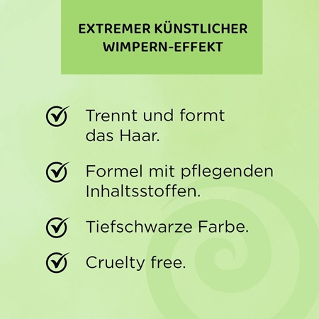 Eveline Cosmetics Extension Volume Volumen-Mascara für geschwungene Wimpern