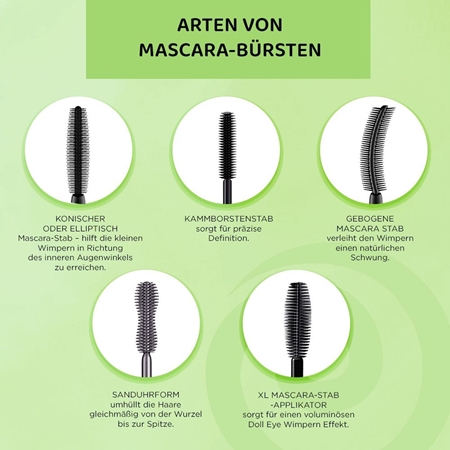 Eveline Cosmetics Extension Volume Volumen-Mascara für geschwungene Wimpern