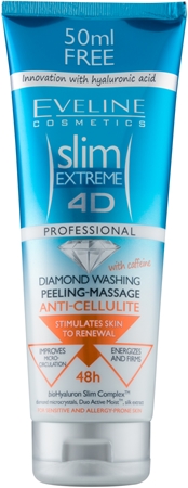 Eveline Cosmetics Slim Extreme sprchový peelingový masážní gel proti celulitidě