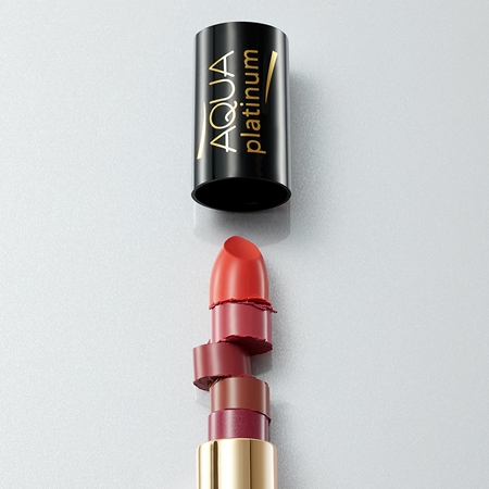 Eveline Cosmetics Aqua Platinum cremiger hydratisierender Lippenstift