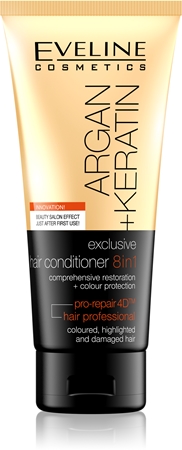 Eveline Cosmetics Argan + Keratin balsamo 8 in 1