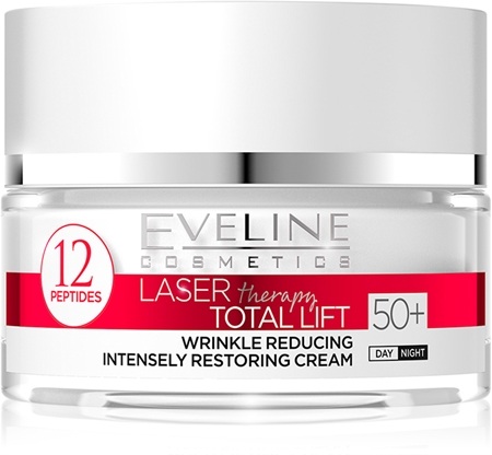 Eveline Cosmetics Laser Therapy Total Lift creme de dia e noite para tratamento antirrugas 50+