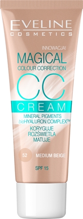 Eveline Cosmetics Magical Colour Correction CC crème SPF 15