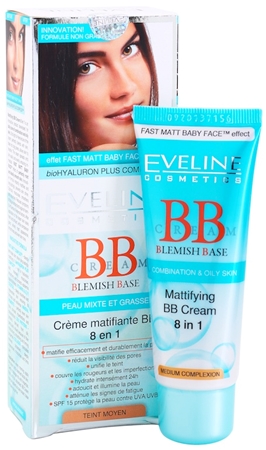 Eveline Cosmetics BB Cream crema BB matificante 8 en 1