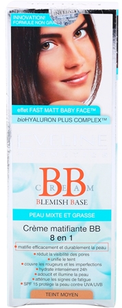 Eveline Cosmetics BB Cream crema BB matificante 8 en 1