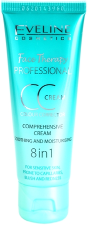 Eveline Cosmetics Face Therapy crema CC calmanta si hidratanta 8 in 1