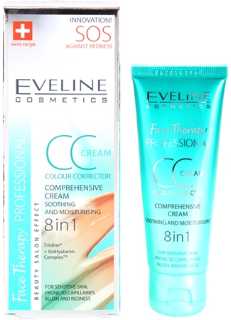 Eveline Cosmetics Face Therapy crema CC calmanta si hidratanta 8 in 1