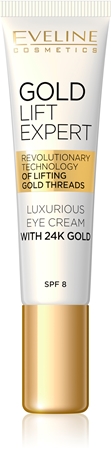Eveline Cosmetics Gold Lift Expert luxusní krém na oči a víčka s 24karátovým zlatem