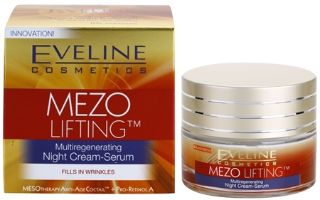Eveline Cosmetics Mezo Lifting Ser-crema de noapte cu efect de multiregenerare