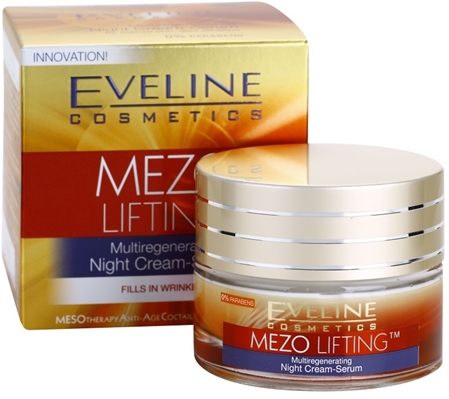 Eveline Cosmetics Mezo Lifting Ser-crema de noapte cu efect de multiregenerare