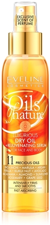 Eveline Cosmetics Oils of Nature Lyxig torr olja med föryngrande serum