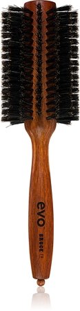 EVO Bruce Natural Bristle Radial Brush Runde Haarbürste mit Wildschweinborsten