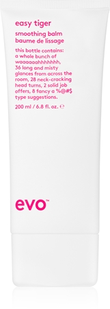 EVO Smooth Easy Tiger uhlazující balzám pro nepoddajné a krepatějící se vlasy