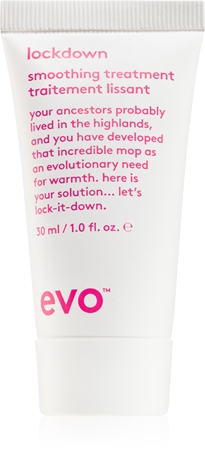 EVO Lockdown Smoothing Treatment cure sans rinçage avant le styling