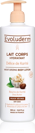 Evoluderm Delice de Karite feuchtigkeitsspendende Body lotion mit Bambus Butter