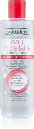Evoluderm Micellar Water Cleansing Micellar Water for Reactive Skin
