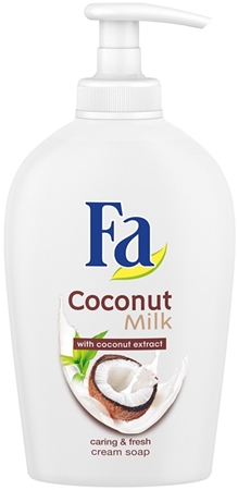 Fa Coconut Milk jabón con textura de crema con dosificador