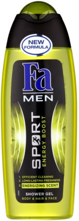 Fa Men Sport Energy Boost гель для душу для обличчя, тіла та волосся