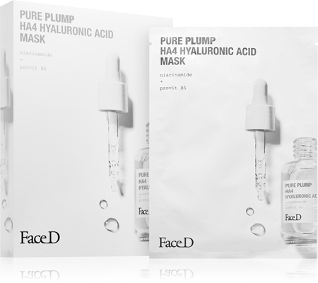 Face D Pure Plump HA4 pleťová maska s kyselinou hyaluronovou