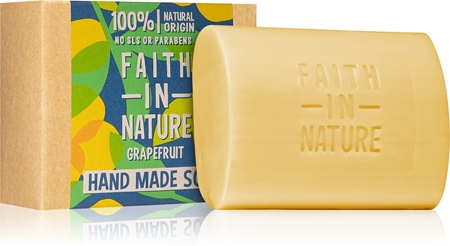 Faith In Nature Hand Made Soap Grapefruit natürliche feste Seife