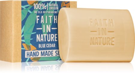 Faith In Nature Hand Made Soap Blue Cedar Natuurlijke Zeep